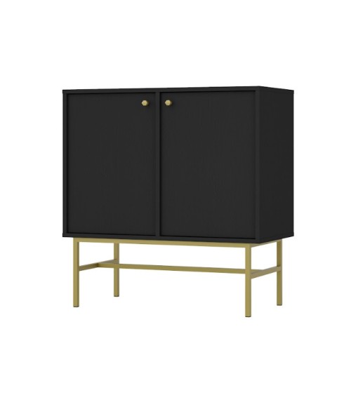 Buffet TOKYO graphite 80 cm 2 portes