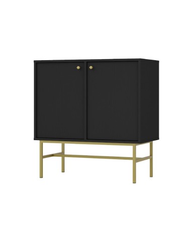 Buffet TOKYO graphite 80 cm 2 portes
