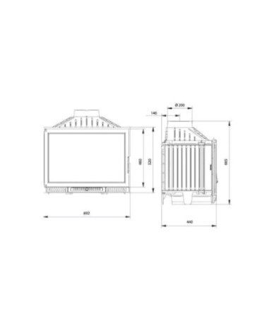 Insert cheminée FG19 CLAPET