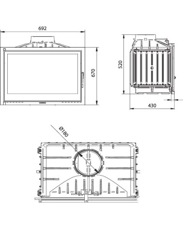 Insert Cheminée FG18 DECO