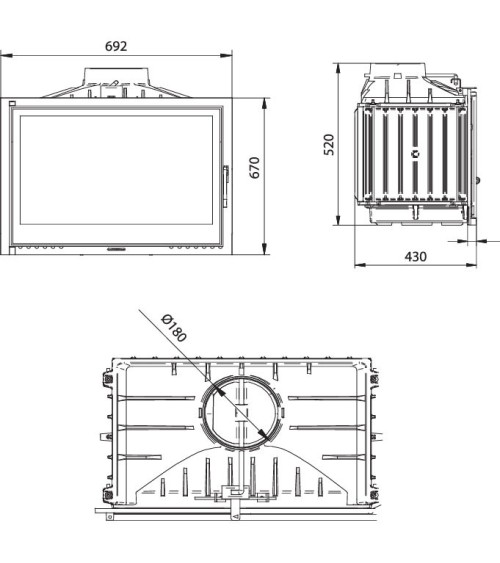 Insert Cheminée FG18 DECO
