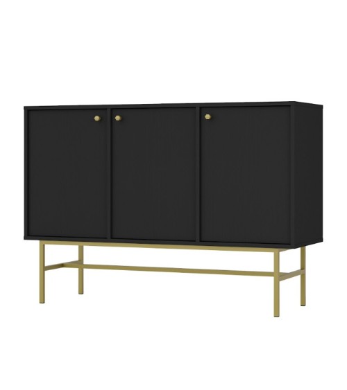 Buffet TOKYO graphite 125 cm 3 portes