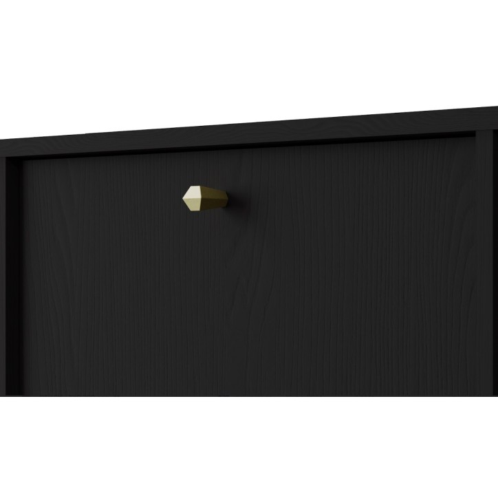Buffet TOKYO graphite 125 cm 3 portes