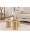 Table basse Lany 90x90x35cm