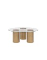 Table basse Lany 90x90x35cm