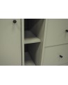 Buffet TOKYO Vert eucalyptus 100 cm 1 porte + 1 niche + 3 tiroirs