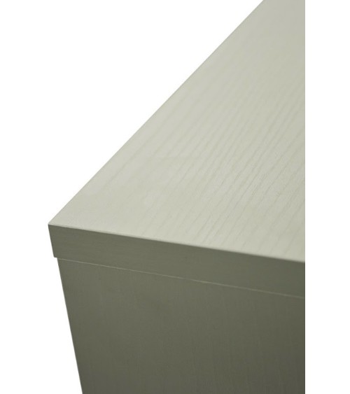 Buffet TOKYO Vert eucalyptus 100 cm 1 porte + 1 niche + 3 tiroirs