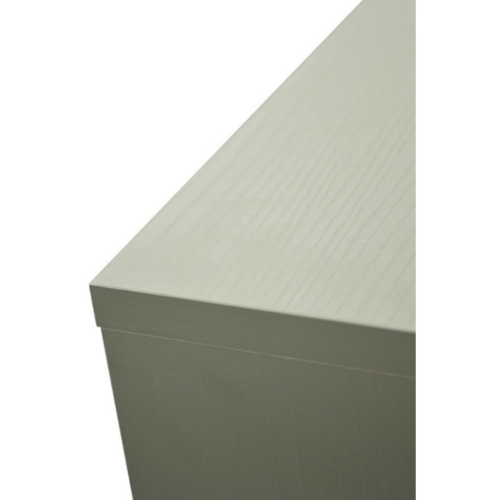 Buffet TOKYO Vert eucalyptus 100 cm 1 porte + 1 niche + 3 tiroirs