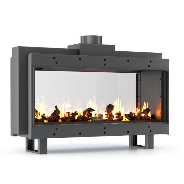 Insert cheminée GAS TUNNEL 70 cm