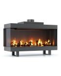 Insert cheminée GAS CORNER 200cm