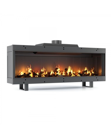Insert cheminée GAS STRAIGHT 200cm