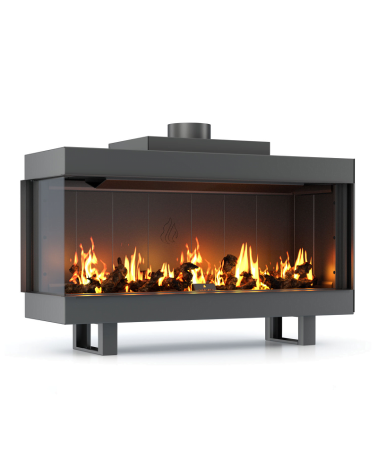 Insert cheminée GAS CORNER 70cm