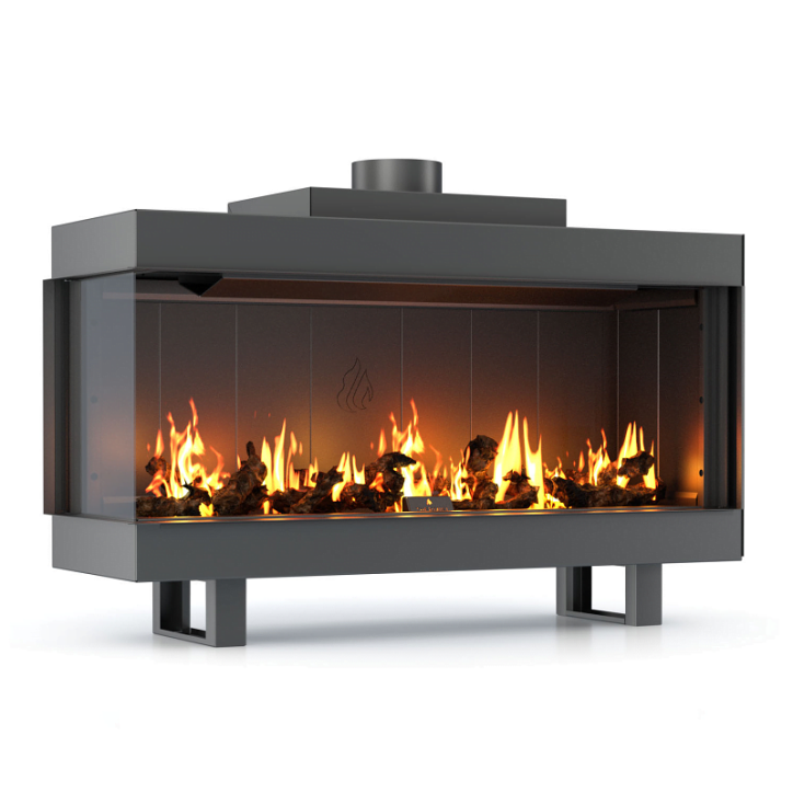 Insert cheminée GAS CORNER 70cm