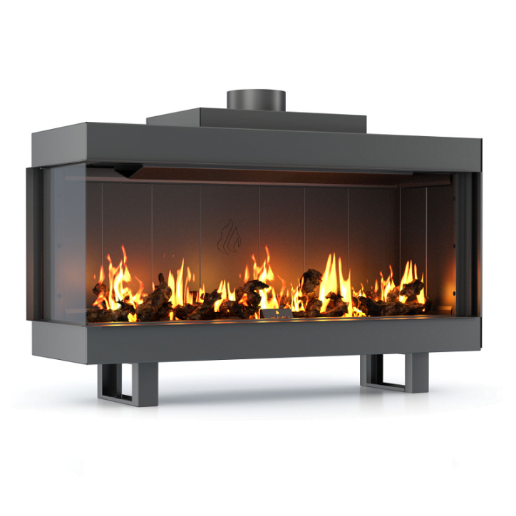 Insert cheminée GAS CORNER 100