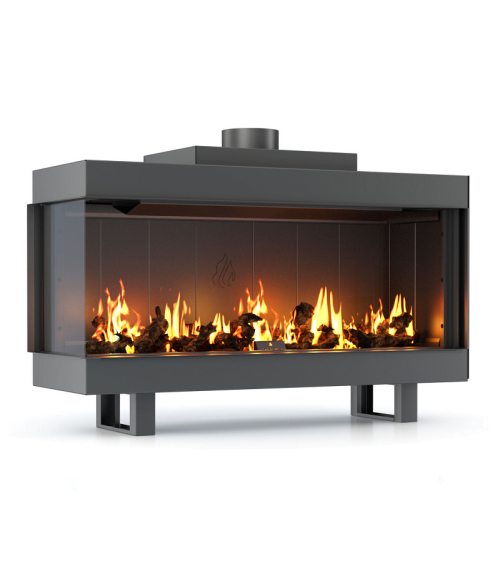 Insert cheminée GAS CORNER 150cm