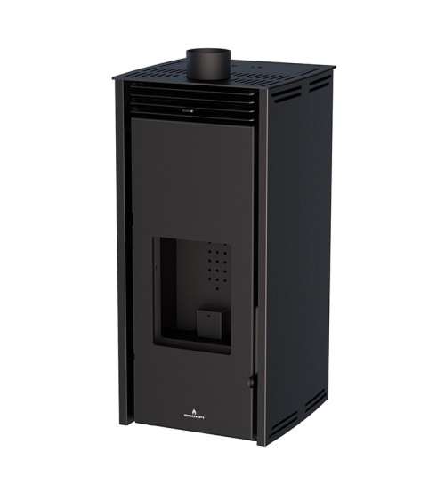 Poêle à pellet - SANS ELECTRICITE - FREE 6 kW couleur noire