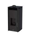 Poêle à pellet - SANS ELECTRICITE - FREE 6 kW couleur noire