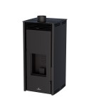 Poêle à pellet - SANS ELECTRICITE - FREE 11 kW couleur noire