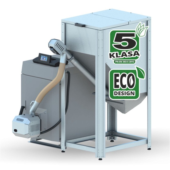 Chaudière à pellets mini 10 kW avec réservoir à pellets Chaudière à pellets mini 10 kW avec réservoir à pellets
