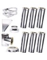 Kit conduit isolé 6m double paroi Ø 100/120/130/150/160/180/200 mm