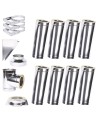 Kit conduit isolé 8m double paroi Ø 100/120/130/150/160/180/200 mm