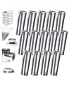Kit conduit isolé 14m double paroi Ø 100/120/130/150/160/180/200 mm