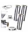 Kit conduit isolé 3m double paroi Ø 100/120/130/150/160/180/200 mm
