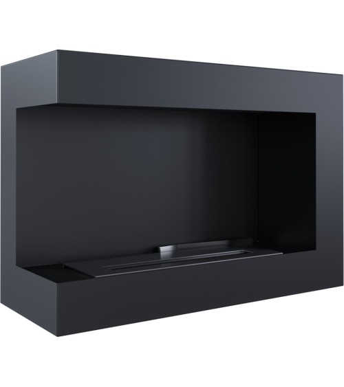 Cheminée bio-éthanol delta d'angle gauche 70 cm