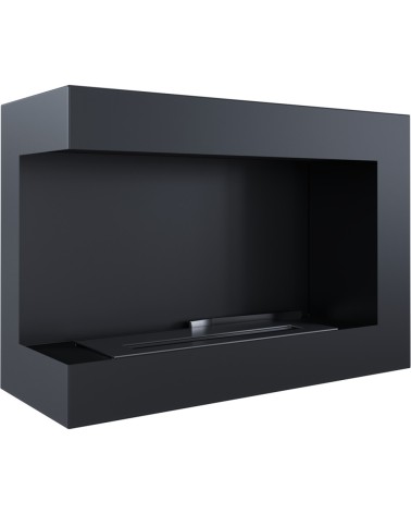 Cheminée bio-éthanol delta d'angle gauche 70 cm