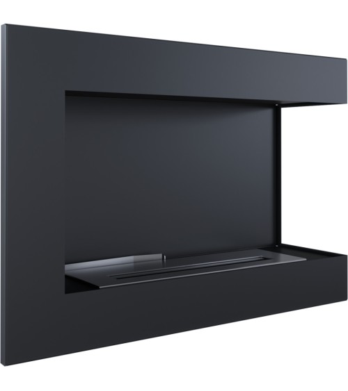 Cheminée bio-éthanol delta d'angle droit 70 cm