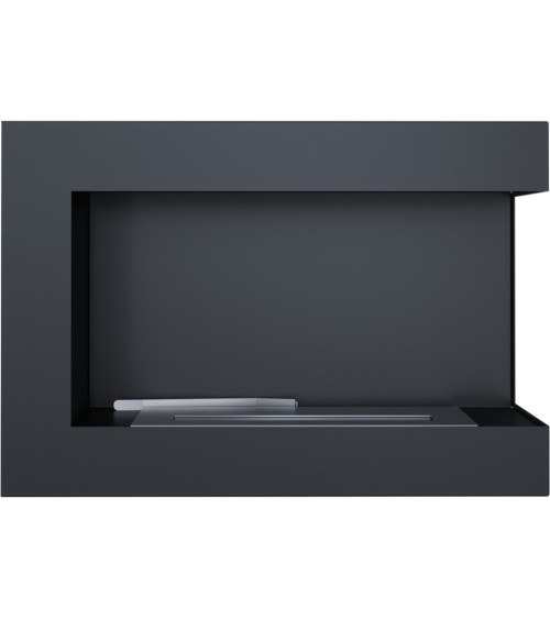 Cheminée bio-éthanol delta d'angle droit 70 cm