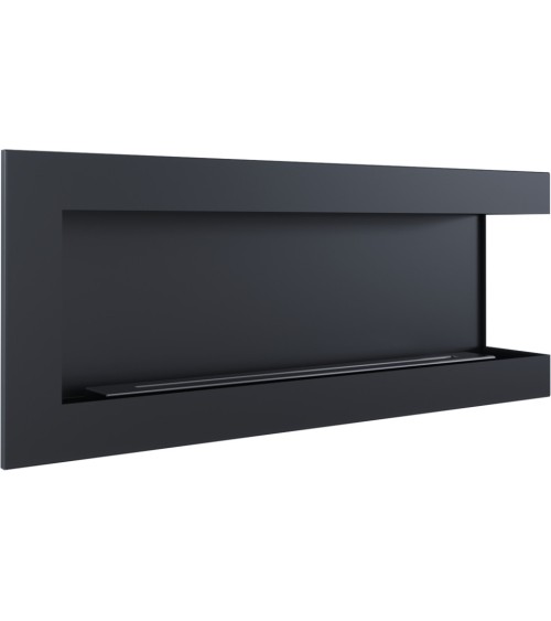 Cheminée bio-éthanol delta d'angle droit 120 cm