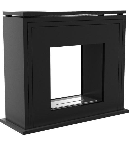 Cheminée bio-éthanol JUNE NOIR  80 cm