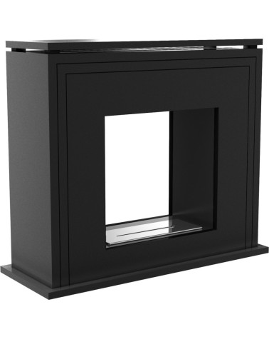 Cheminée bio-éthanol JUNE NOIR  80 cm
