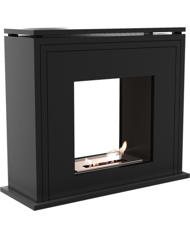 Cheminée bio-éthanol JUNE NOIR 80 cm