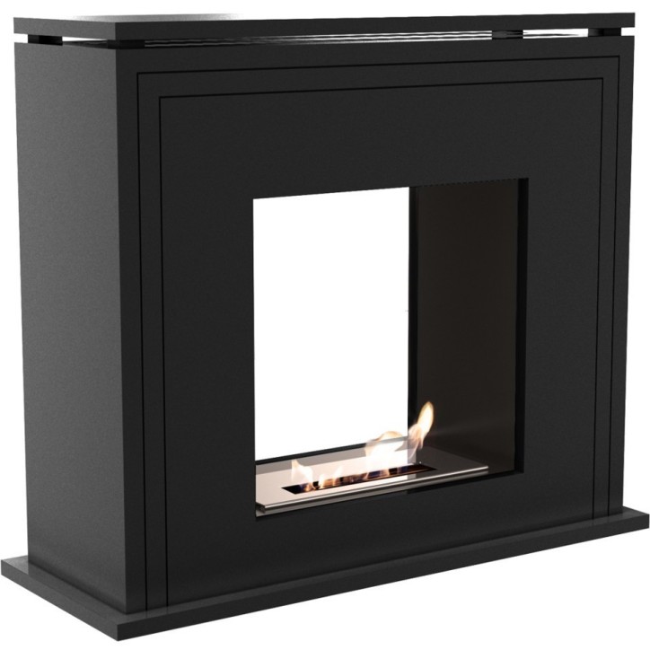 Cheminée bio-éthanol JUNE NOIR  80 cm