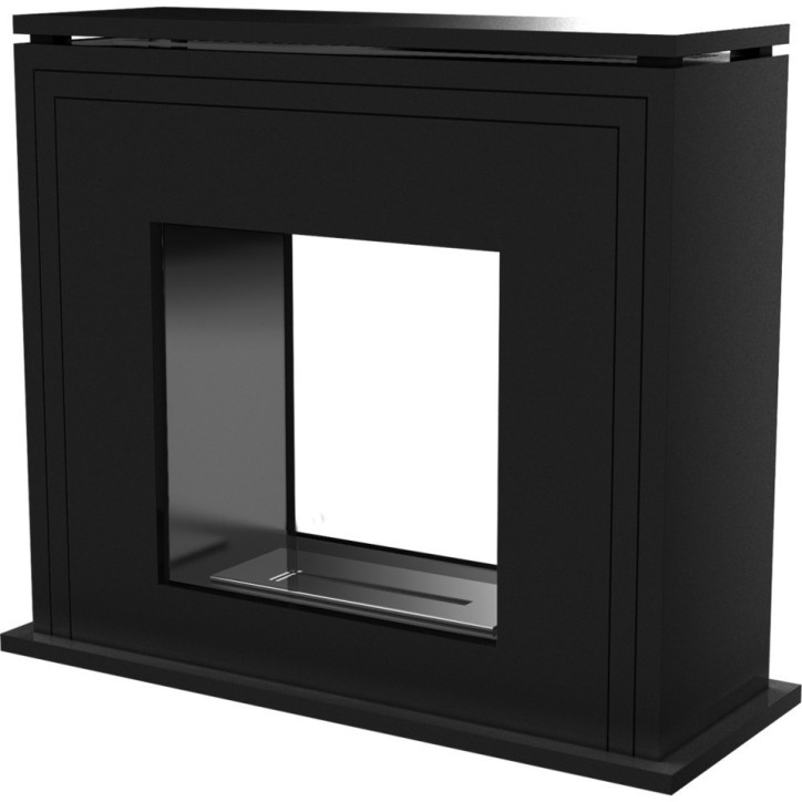 Cheminée bio-éthanol JUNE NOIR  80 cm