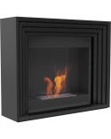 Cheminée bio-éthanol PLANET noir 115cm