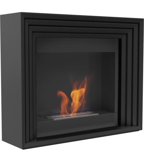 Cheminée bio-éthanol PLANET noir 115cm