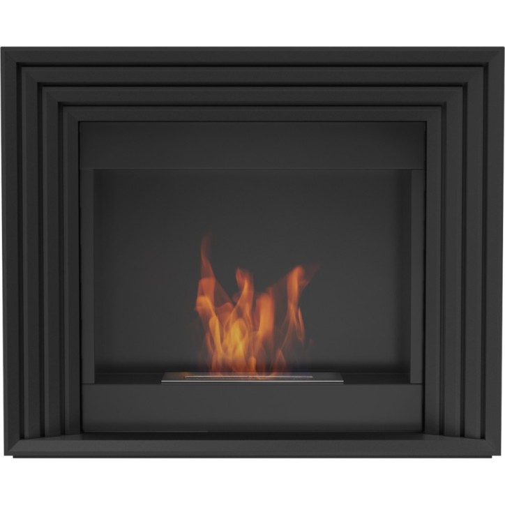 Cheminée bio-éthanol PLANET noir 115cm