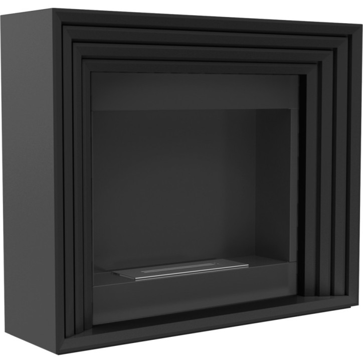 Cheminée bio-éthanol PLANET noir 115cm