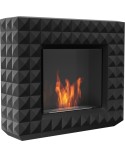 Cheminée bio-éthanol EGZUL  noir 114 cm