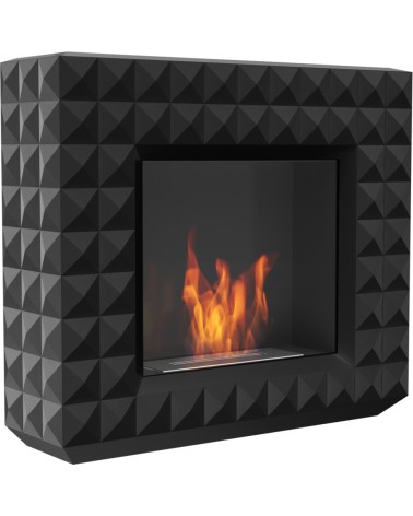 Cheminée bio-éthanol EGZUL  noir 114 cm