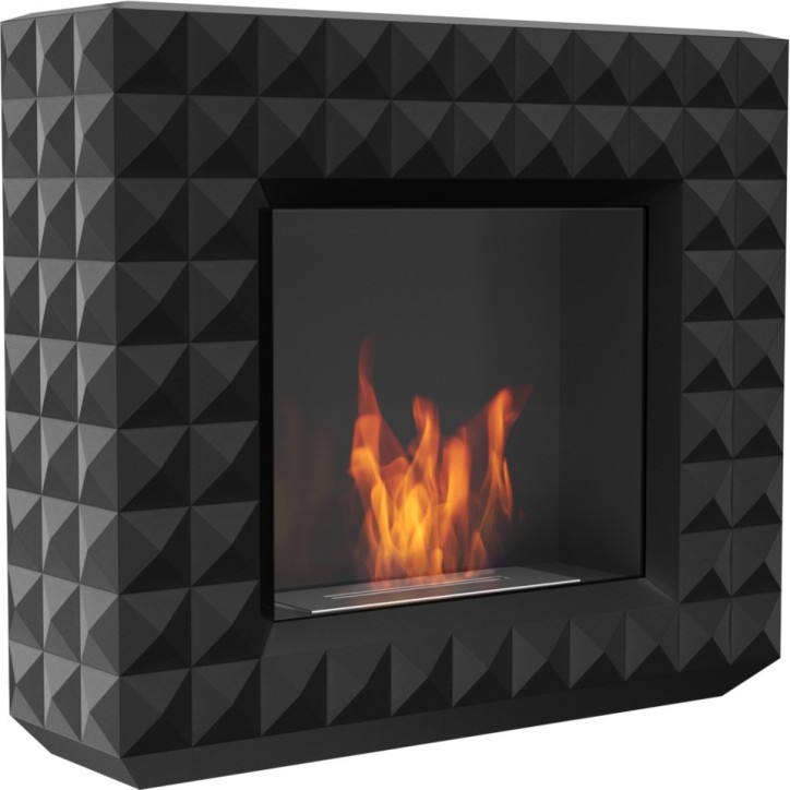 Cheminée bio-éthanol EGZUL  noir 114 cm