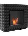 Cheminée bio-éthanol EGZUL  noir 114 cm