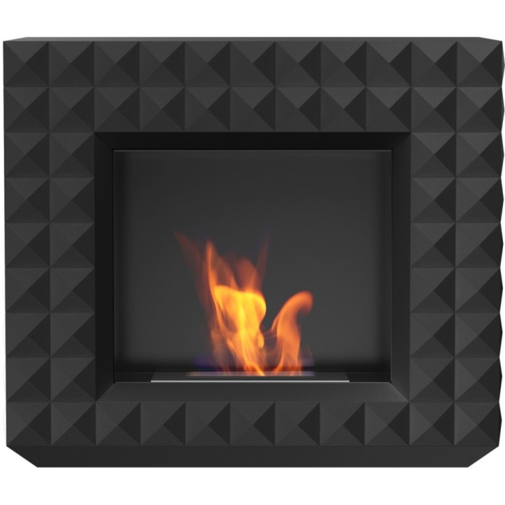 Cheminée bio-éthanol EGZUL  noir 114 cm