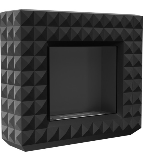 Cheminée bio-éthanol EGZUL  noir 114 cm