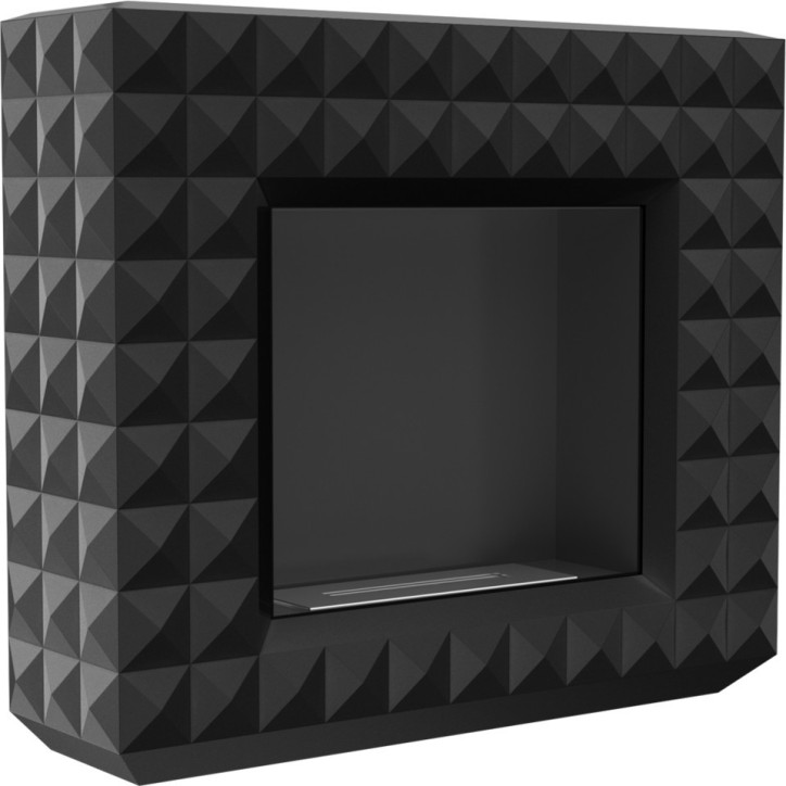 Cheminée bio-éthanol EGZUL  noir 114 cm