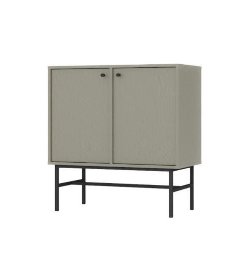 Buffet TOKYO Vert eucalyptus 80 cm 2 portes