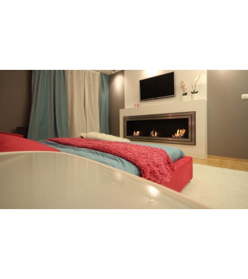 Cheminée bio-éthanol JULIET 180 cm